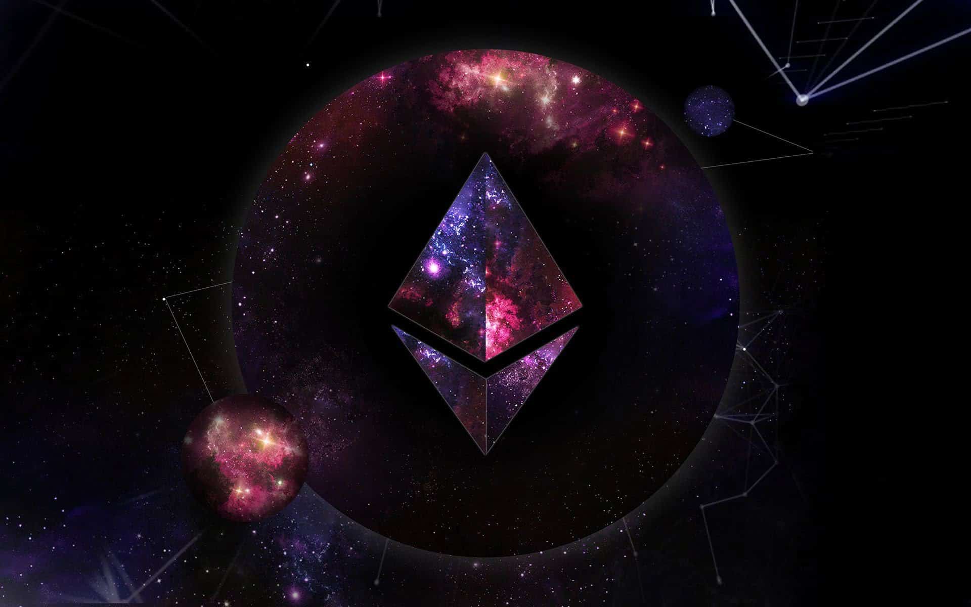 ethereum art logo blockchain creative art