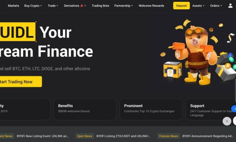 BYDFi: Güvenli ve Yenilikçi Kripto Ticaret Platformu
